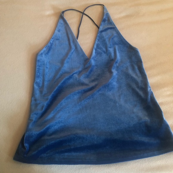 Velvet surplice back cami - NWOT - Picture 3 of 7